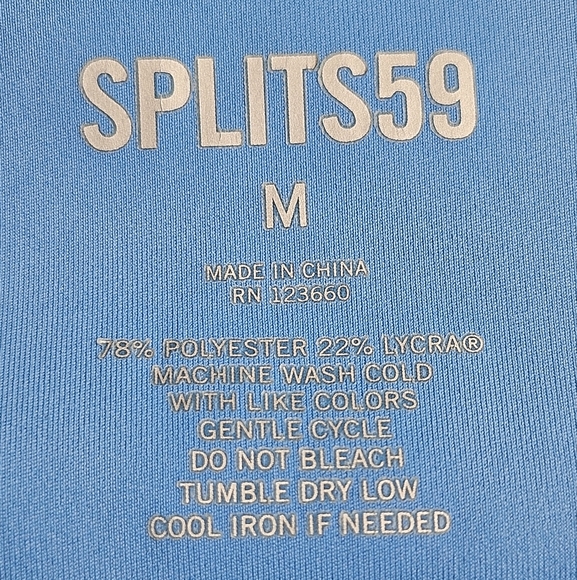 Splits59 Los Angeles Layla Airweight High Waist Legging Small 7/8 Riveria Blue - Picture 4 of 12